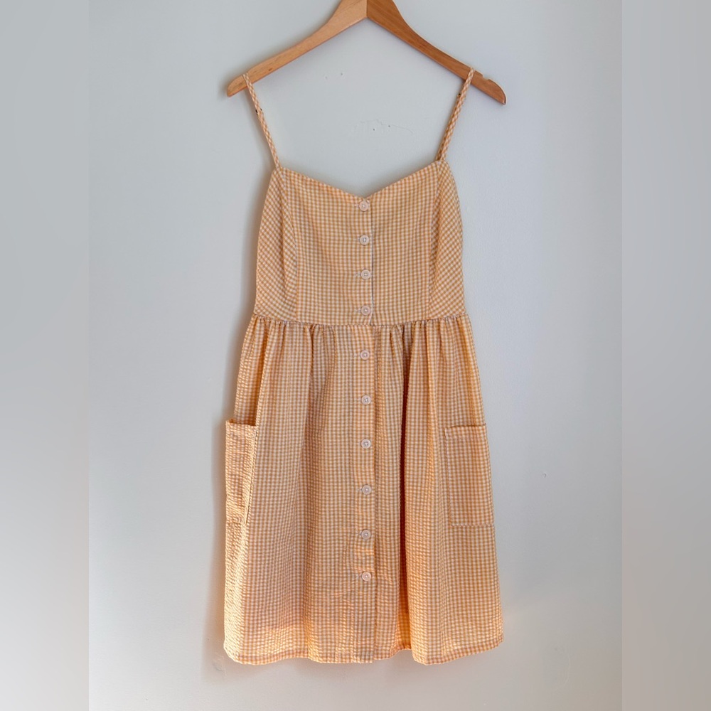 Yellow Gingham Sundress